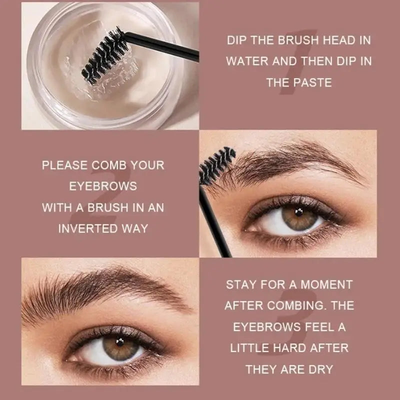 Dragon Ranee 6-Color Eyebrow Gel Kit | Waterproof Brow Styling