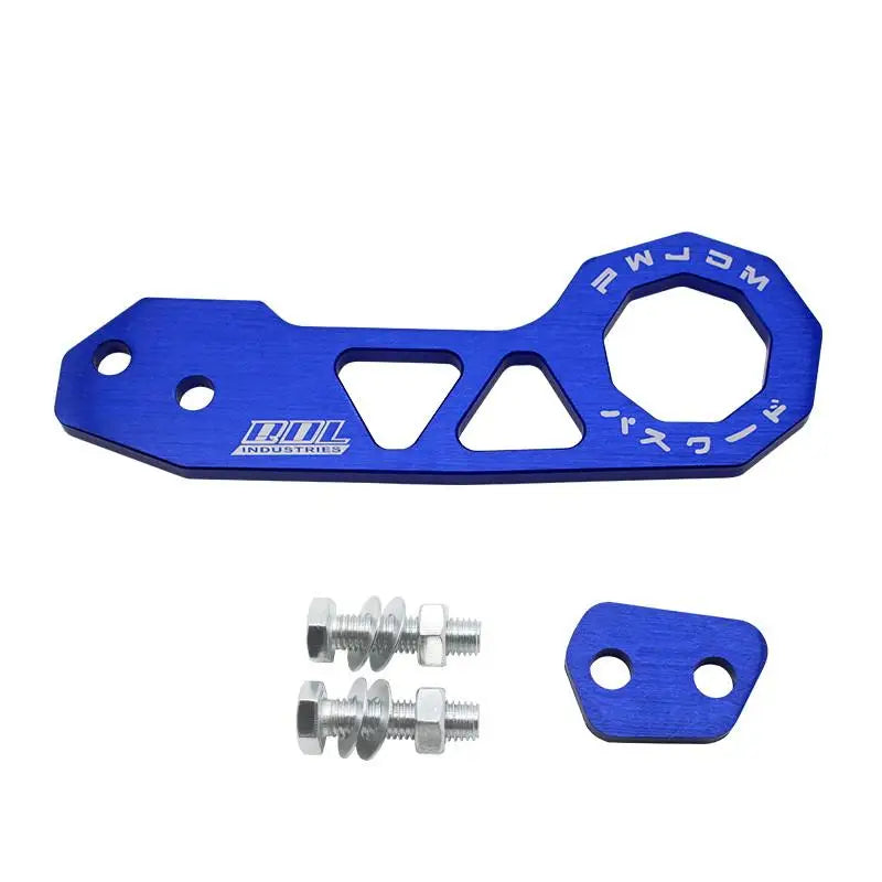 1 Set Universal Aluminum Alloy Rear Tow Hook Racing Rear Tow Hook Rhombic Towbar Towing Tools For Civic Fit Jazz Gk5 Oasis Select Blue