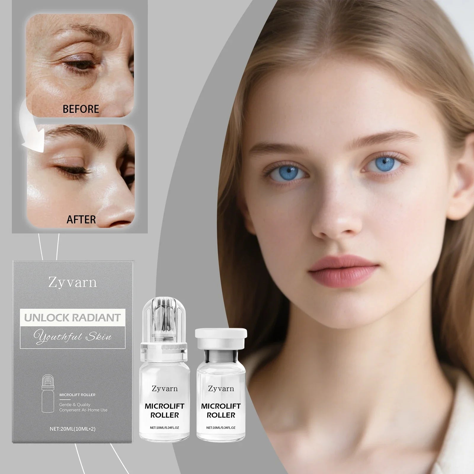 Oligopeptide Microneedle Face Serum – Hyaluronic Acid Essence