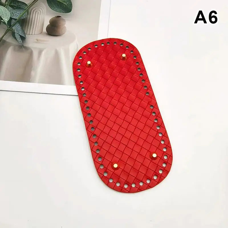 PU Leather Bag Base 22x10cm | DIY Crochet Purse Bottom DIY Bag Base Oasis Select A6