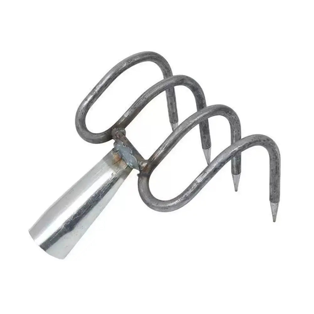 Heavy-Duty Manganese Steel 4-Tine Garden Fork Head | Cultivator
