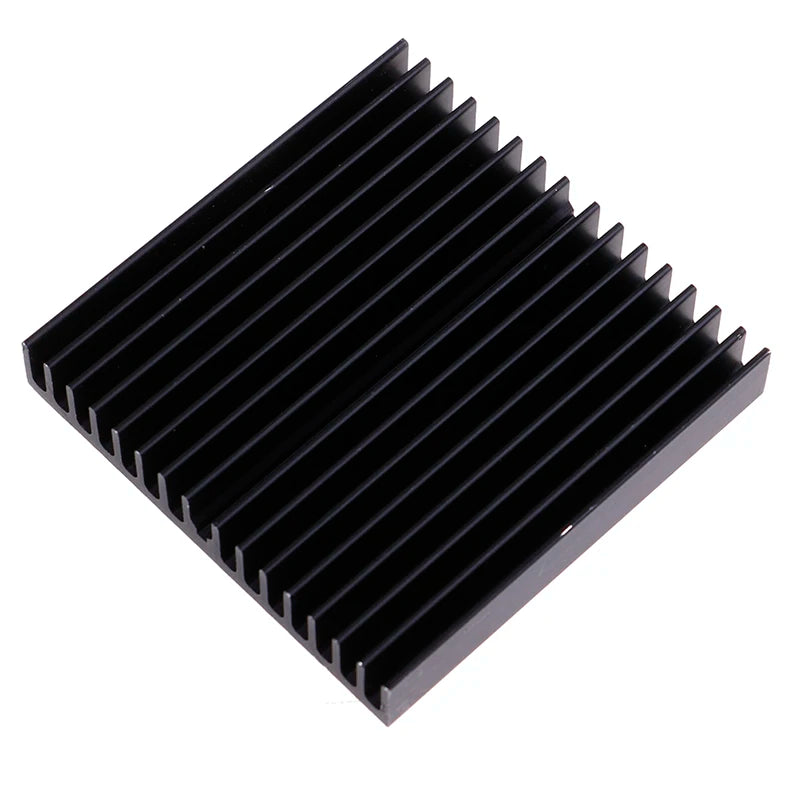 New Sale 1pcs 60*60*10mm Black Aluminum Radiator Motherboard Chip Heatsink Oasis Select