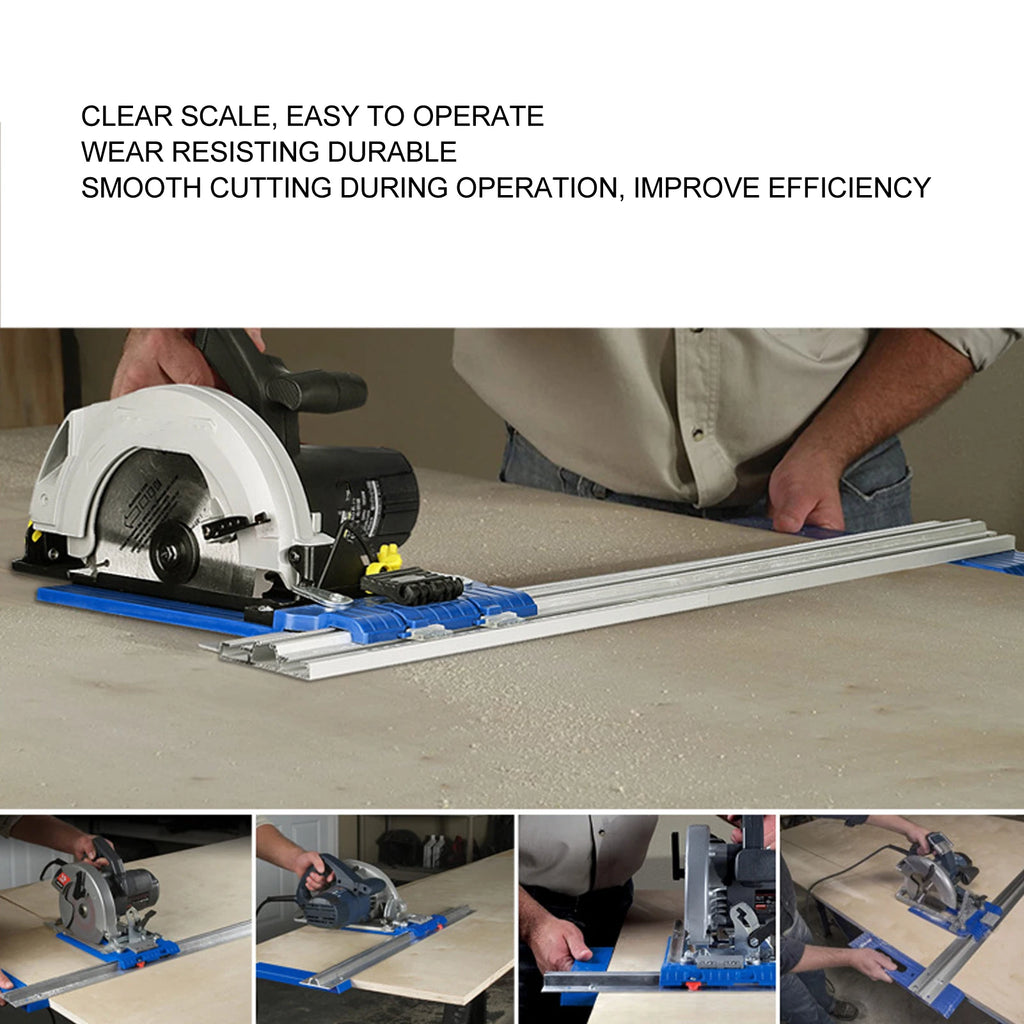Woodworking Cutter Rail Woodworking Cutter Rail Multifunctional Aluminum Alloy Circular Saw Track for Carpenter Oasis Select