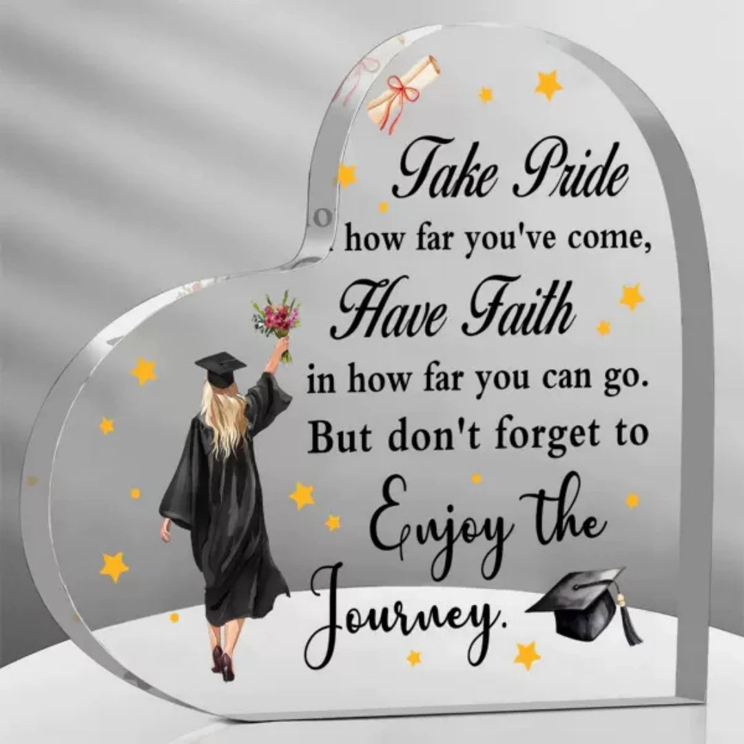 Class of 2026 Acrylic Graduation Plaque | Gift for Her