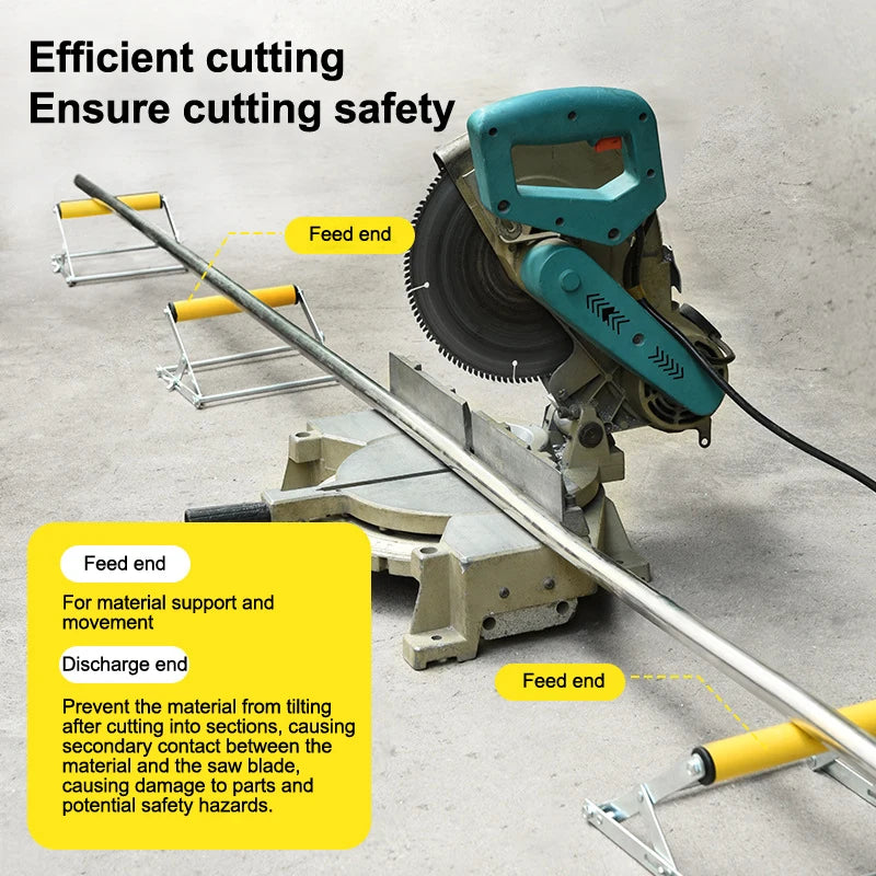 Multifunctional Cutting Machine Material Rack Miter Saw Roller Support Stand Adjustable Foldable Auxiliary Support Bracket Oasis Select