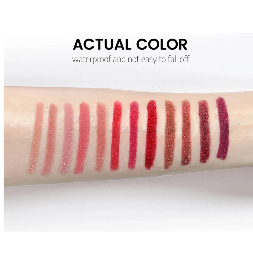 Handaiyan 12-Color Matte Lip Crayon Set – Waterproof, Long-Lasting