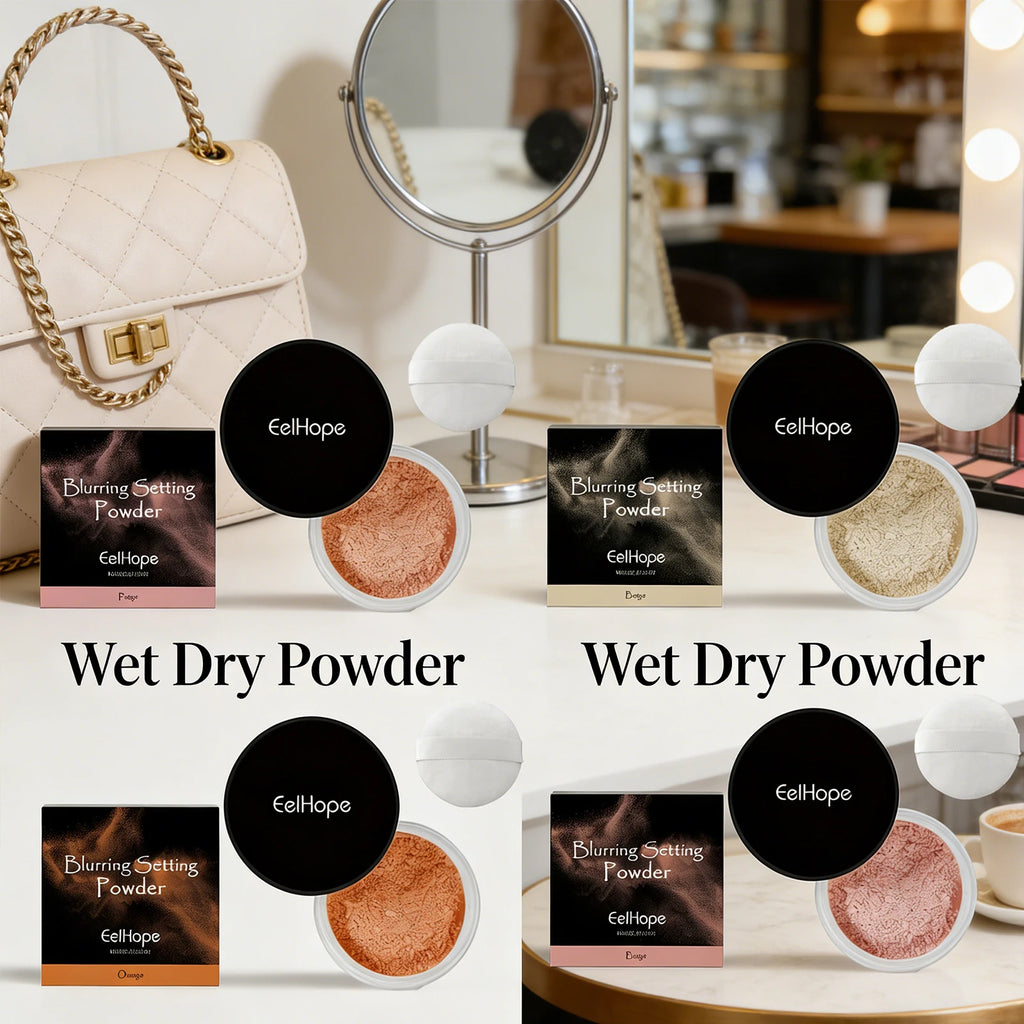 Eelhope 2-in-1 Wet & Dry Setting Powder – Matte & Oil Control Setting Powder Oasis Select
