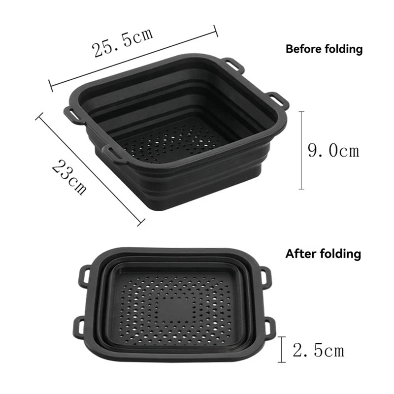 WISH Portable Silicone Ice Bath Bucket Foldable Cooling Shower For Cold Shower Therapy Oasis Select