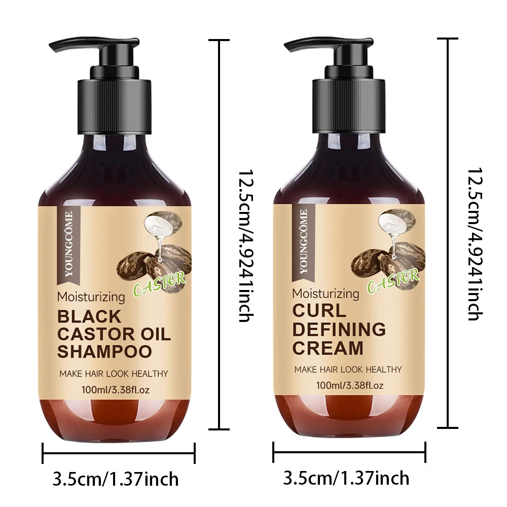 YOUNGCOME Castor Curl Styling Cream – Frizz Control & Loc Gel
