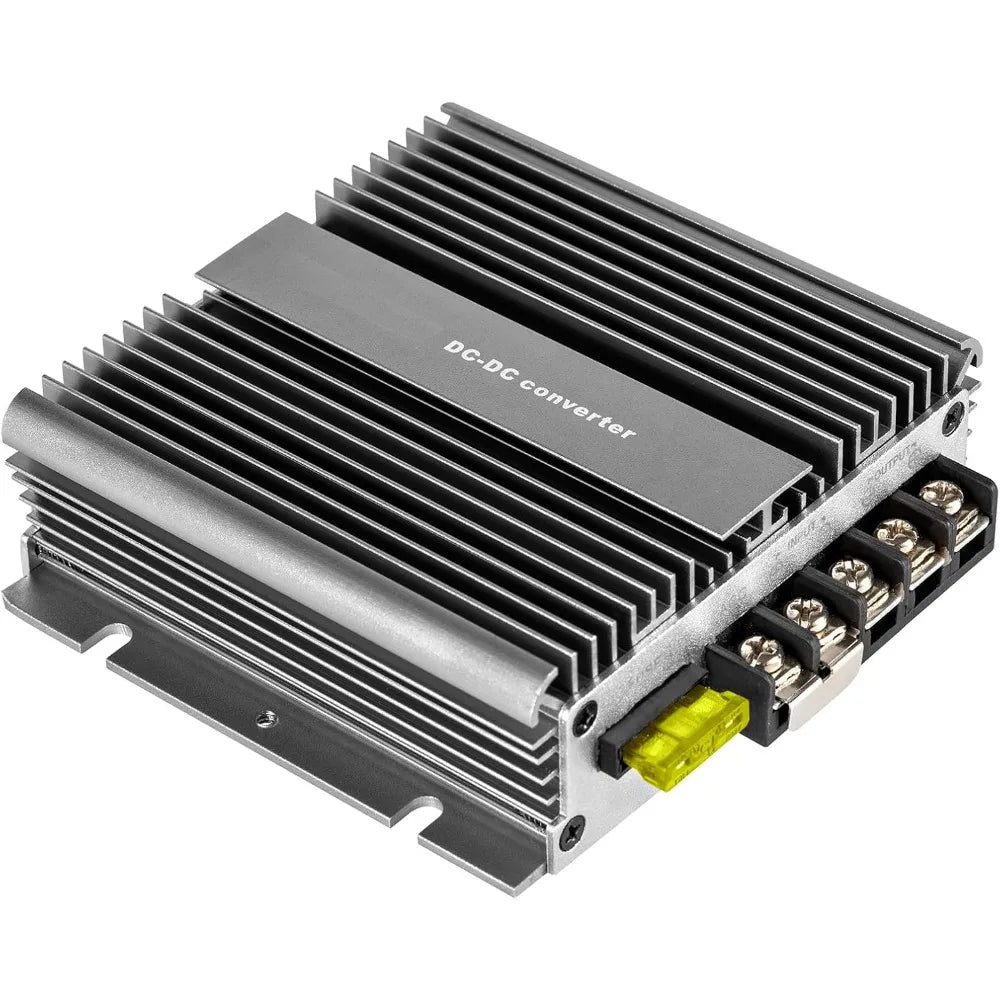 Golf Cart 48V 36V to 12V 40A Converter Step Down Transformer Voltage Regulator Aluminum Alloy Shell Waterproof with Acc Control Oasis Select 48V 36V to 12V 40A
