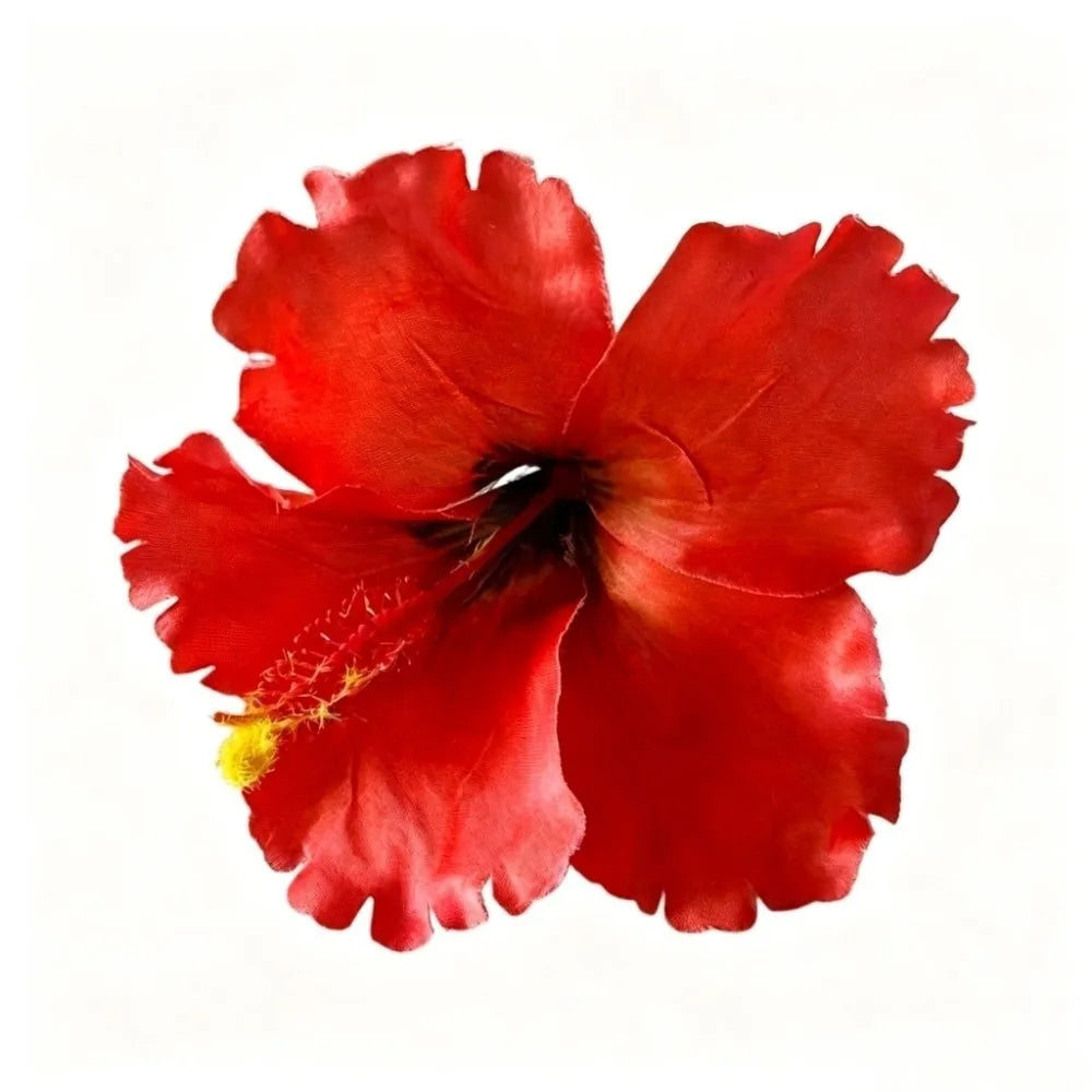 Artificial Flower Hibiscus Flower Hair Clip Do Not Hurt Hair Bohemia Style Bangs Hairpin Hearwear Summer Oasis Select 4