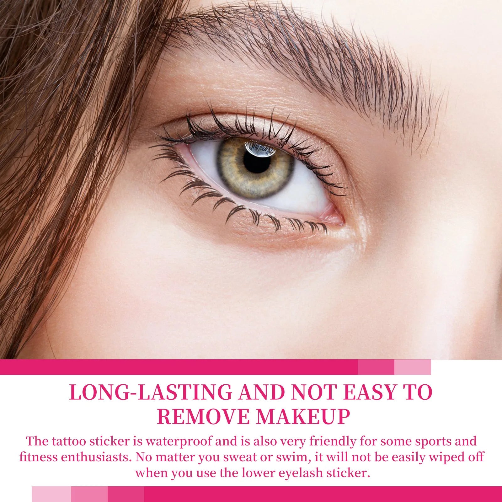 EELHOE Lower Eyelash Tattoo Stickers – 4pcs Fake Lashes False Eyelash Stickers Oasis Select