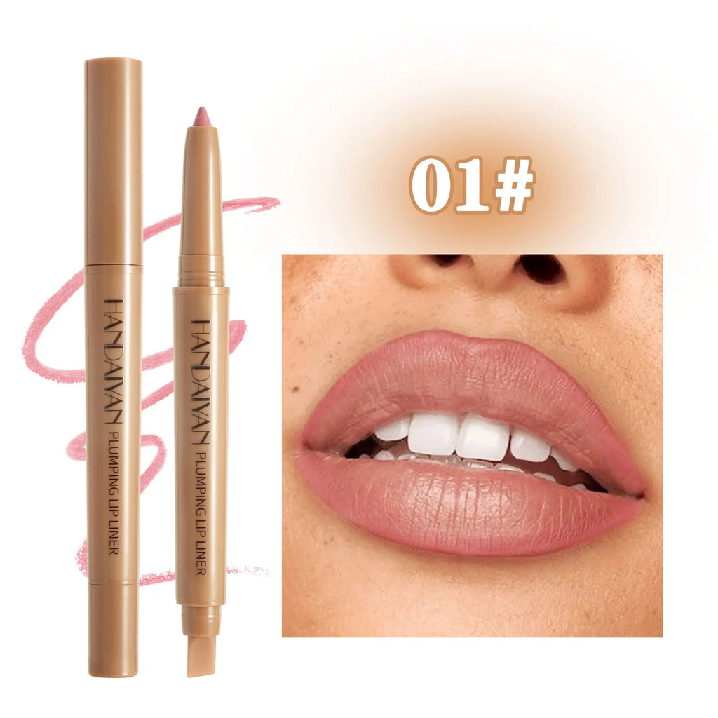 HANDAIYAN Dual-Ended Waterproof Matte Lip Liner & Smudge Brush