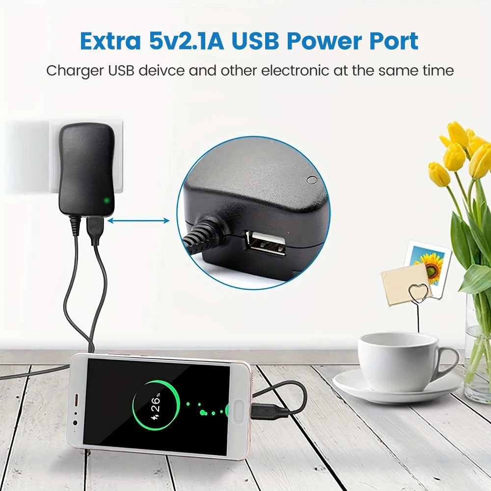 EU/US 30W Power Adapter 3V 4.5V 5V 6V 7.5V 9V 12V Adjustable Voltage Adapters Universal Charger Switch Power Supply Converter Oasis Select