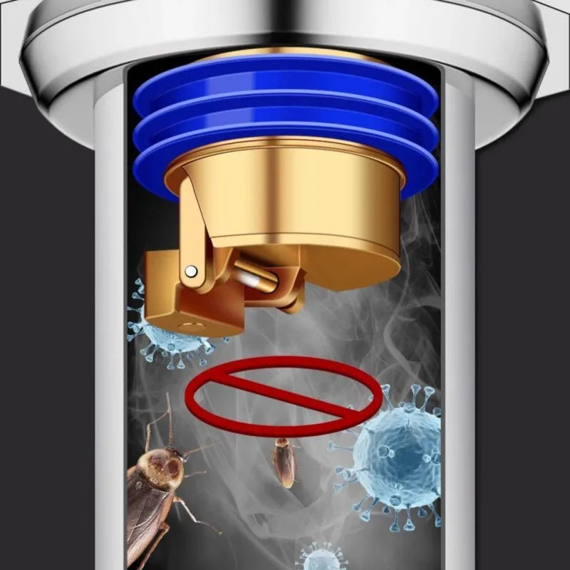 All-copper Floor Drain Core Floor Shower Drain Stopper Insectproof Anti-odor Deodorization Toilet Kitchen Bathroom Toilet Sewer Oasis Select