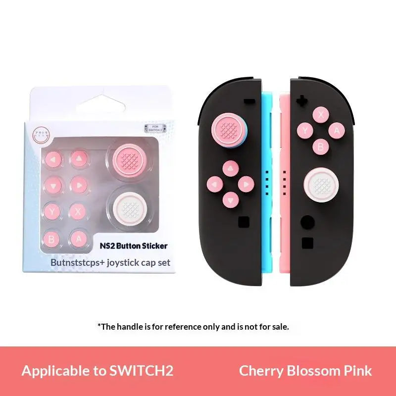 SXH Thumb Button Caps For Switch 2 Joysticks Controller Colorful Silicone Cap For Switch 2 Handle Accessories Oasis Select A6