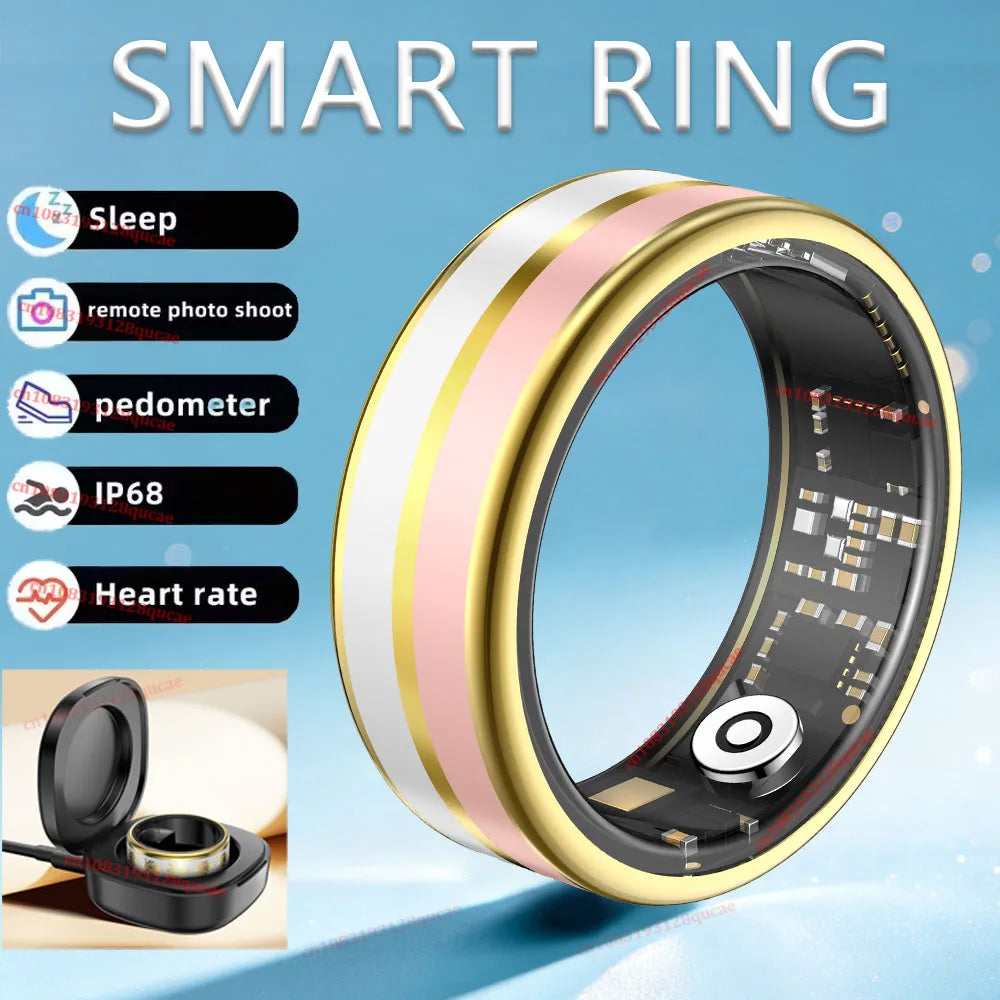 Ola Esporte Smart Ring – IP68 Fitness Tracker | Men & Women