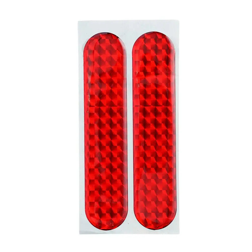 Car Reflective Sticker Car Door Stickers Decal Warning Reflective Tape Strips Red Safety Mark Auto Reflector Stickers Oasis Select 1pair