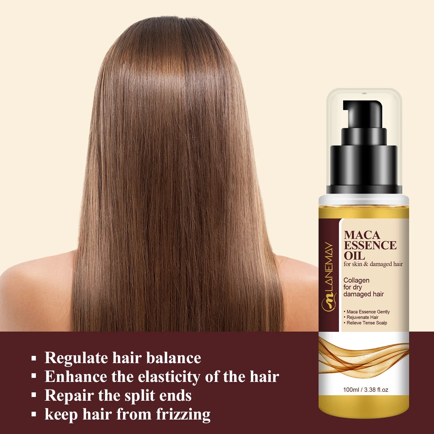 Lanemay Collagen Repair Hair Conditioner – Deep Moisture & Smooth