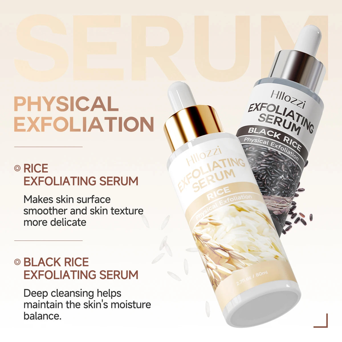 Rice and black rice exfoliating gel deeply cleanses, moisturizes, and removes surface dirt. Oasis Select