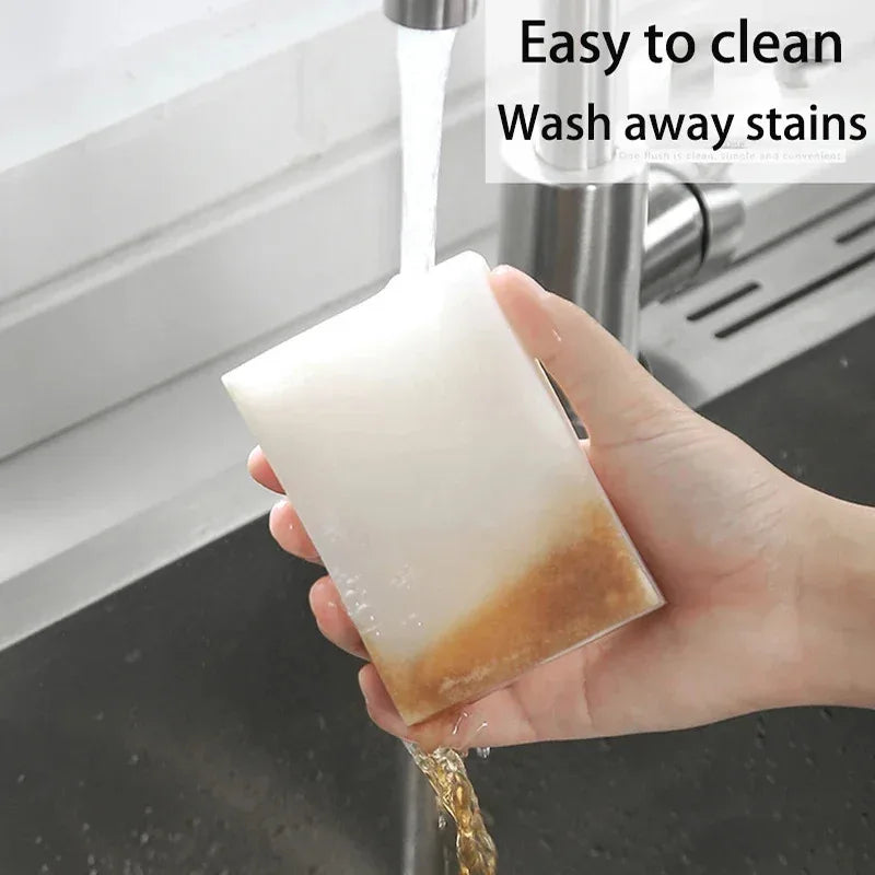 10-60Pcs 100x70x30mm Magic Sponge Eraser White Melamine Sponge Cleaning Sponge for Kitchen Office Bathroom Cleaner Cleaning Tool Oasis Select