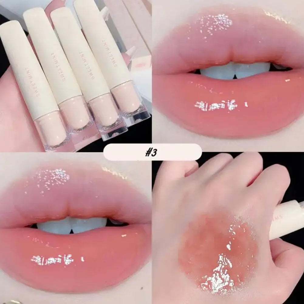 Hydrating Jelly Lip Gloss – Mirror Finish, Tinted & Plumping Tinted Lip Gloss Oasis Select