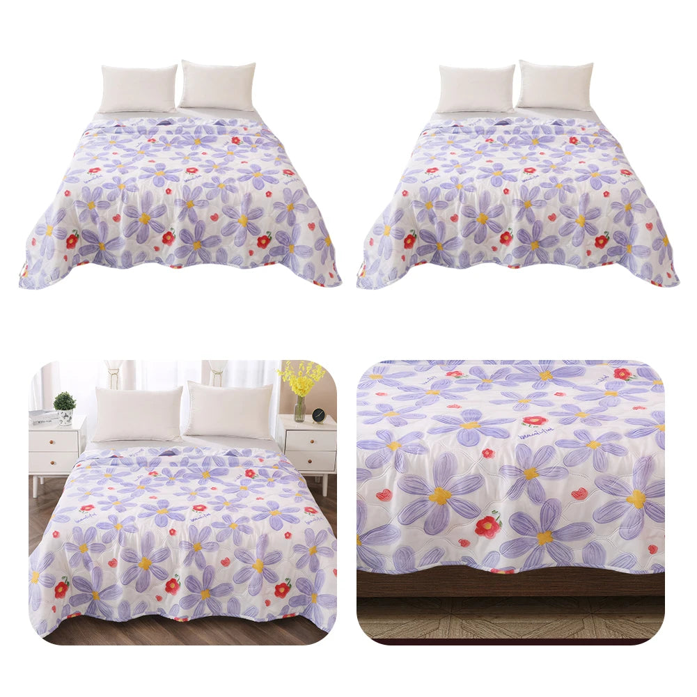 Cooling Blanket for Hot Sleepers Night Sweats Cooling Breathable Towel Quilt Ice Blankets 150x200cm Oasis Select
