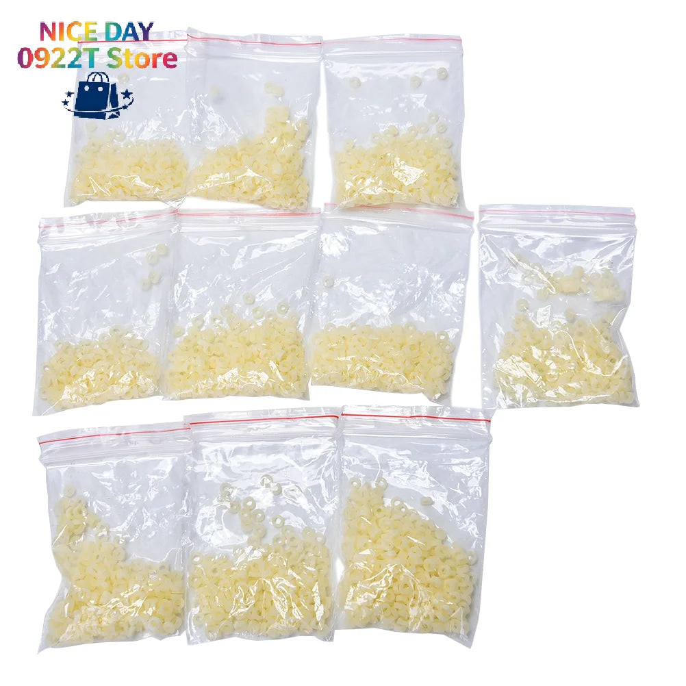 2000 Pcs Rubber Bait Bands For 3mm To 10mm Bloodworm Baits Fishing Elastic Band@#X Oasis Select