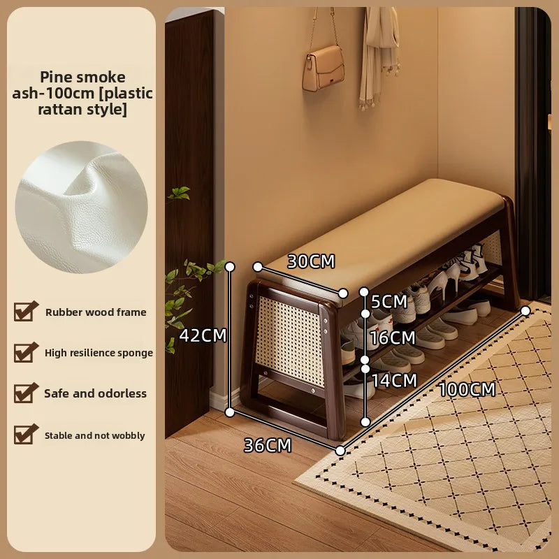 shoe change stool shoes can be worn at home, the shoe cabinet can be integrated and stored, and the entrance is narrow. Oasis Select 100 long soot