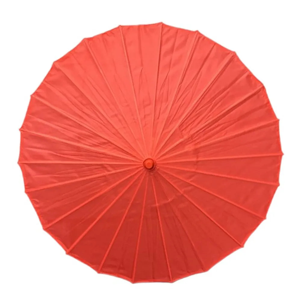 Handmade Silk Cloth Women Umbrella Waterproof Rain Proof Chinese Oil Paper Umbrella Decorative Ancient Dance Umbrella Oasis Select Style 2
