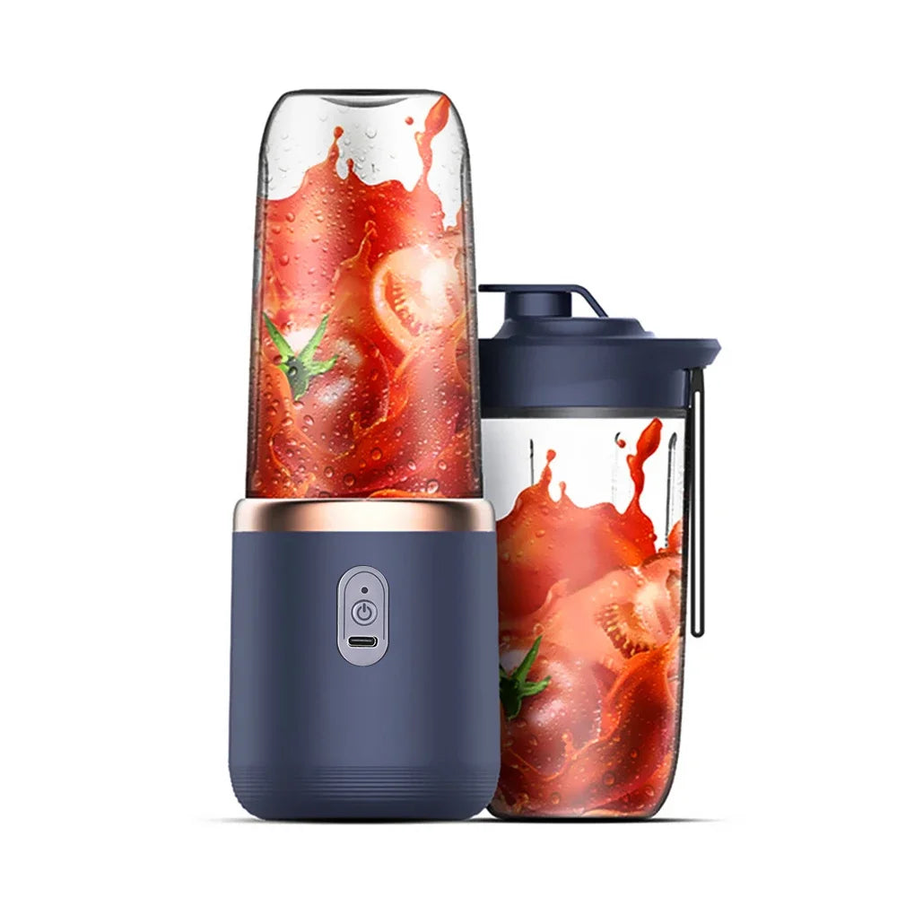 FLAREMORE 6-Blade Portable USB Juicer Blender Cup – 2 Cups