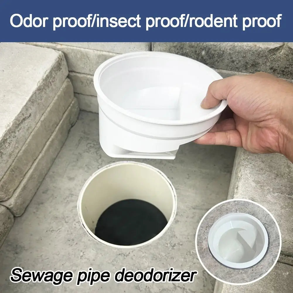 Anti-leak Toilet Flange Ring Automatic Closing Floor Outlet Closestool Sealing Bowl Outlet Spill Sealing Odor-resistant Oasis Select
