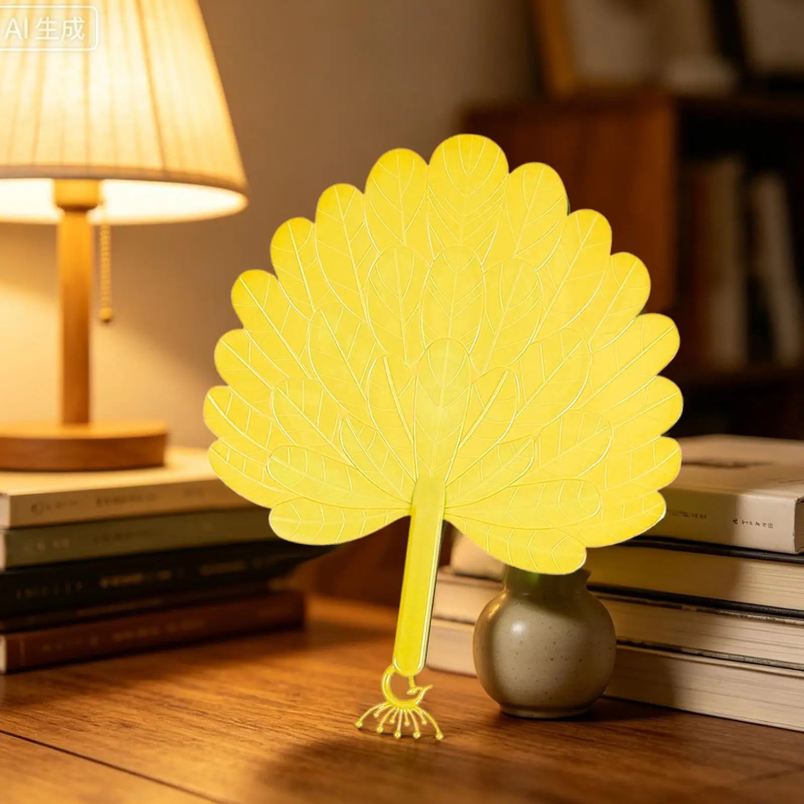 1PC Plastic Artificial Palm Leafs Fan Portable Cool Handheld Fan Artistic Home Decorations Summer Cooling Fan Photo Props
