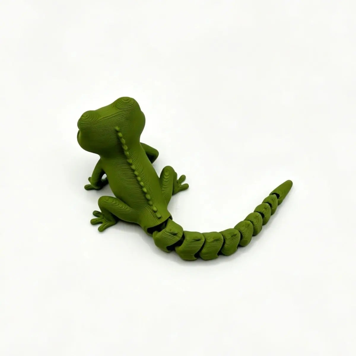 3D Printed Articulated Gecko Lizard ToyJoints Stress Relief Sensory Toy for Kids Adults Desktop Decor Gifts Reptile Model Gecko Oasis Select