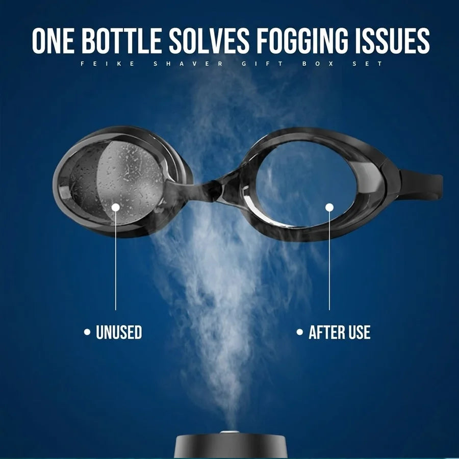 MIRAVEXL Swim Goggles Anti-Fog Spray Defogger Lens Cleaner for Diving Mask Swimming Glasses with Free Cleaning Cloth Oasis Select