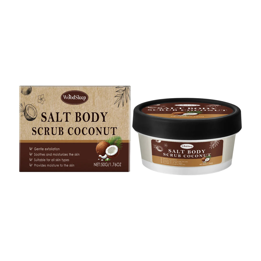 Antioxidant Skin-Elasticity-Enhancing Body Scrub Multiple Scents Gently Exfoliates Improves Rough Skin Firms and Nourishes Skin Oasis Select Coconut Flavor