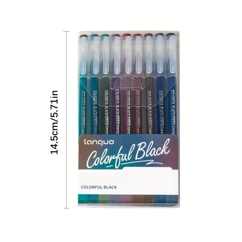 9Pcs Fluorescent Highlighter Set, Assorted Colors, Perfect for Writing, Drawing, Note-Taking & School Office Supplies Oasis Select dark