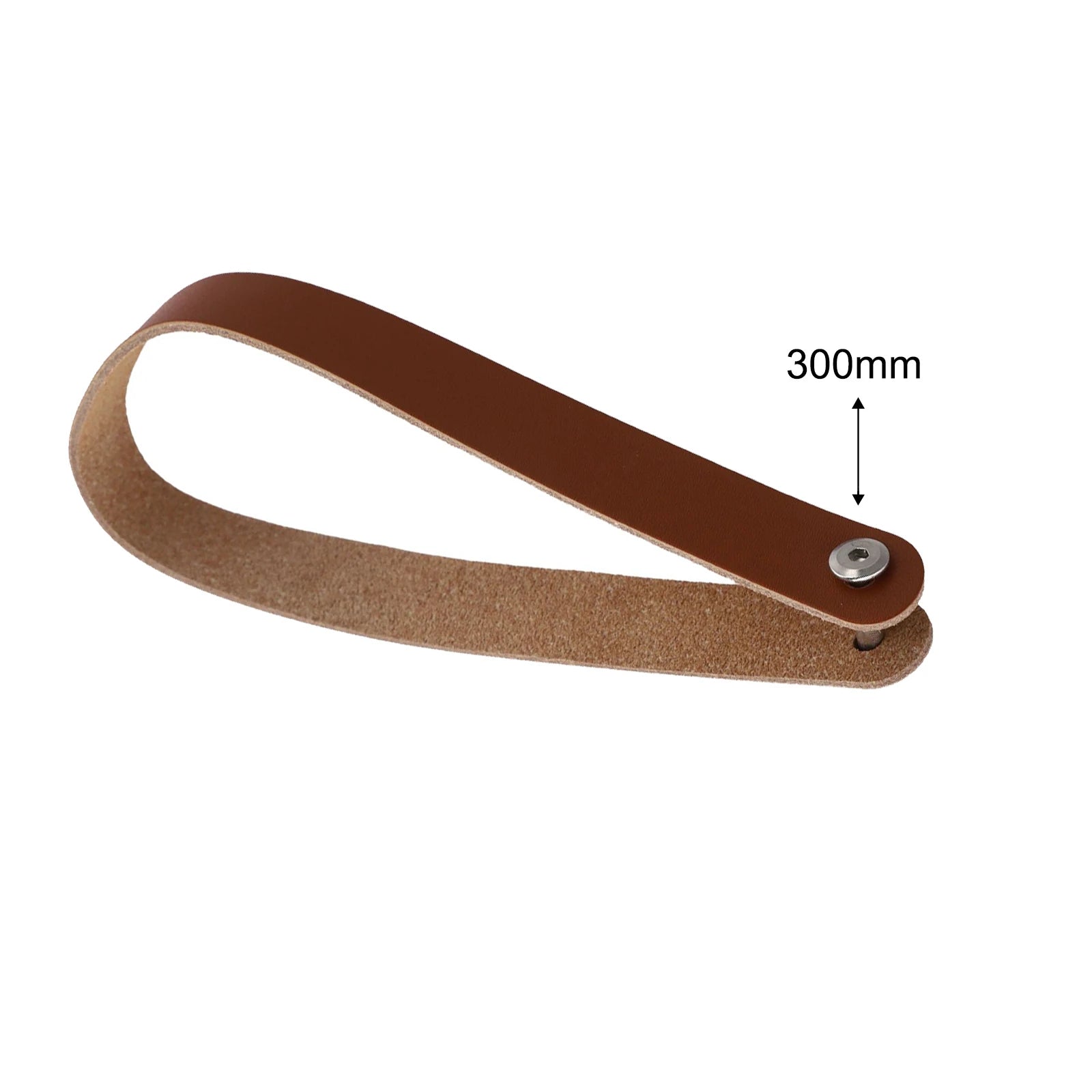 Bike Accessory Cowhide Handle Bike Commuting Black Convenient Pull Ring Lightweight Design Quick Removal Feature Oasis Select
