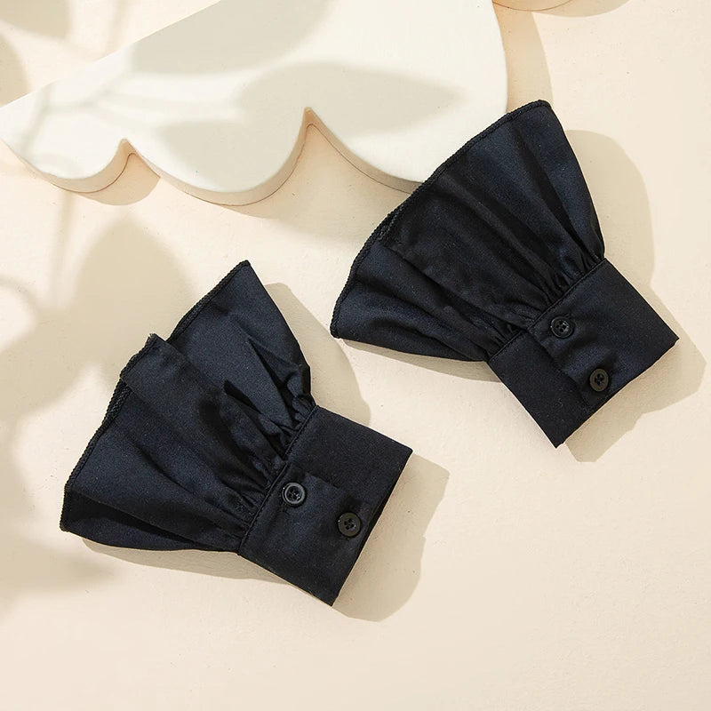 Photography Props Nail Photo Glove Beautiful Gentle Fake Cuffs Decorative Chiffon Flare Cuffs Fashion Sexy Nail Art Accessories Oasis Select