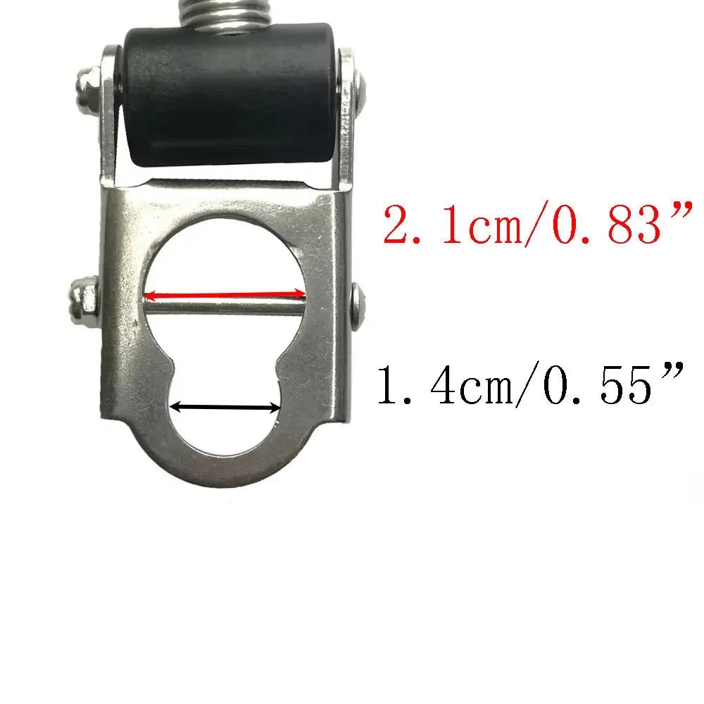 2PCS Scuba Diving Fin Straps for standard Fins Quick Release Buckles Tools Stainless Steel Fin Spring Heel Strap for Diving Fins Oasis Select