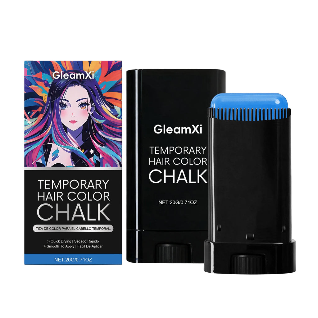 Diy Temporary Hair Dying Cream Stick 5 Shades Easy To Wash Quickly Coloring Salon Care Product Long Lasting Chalk Hair Color Wax Oasis Select Blue 20g x1 boxed
