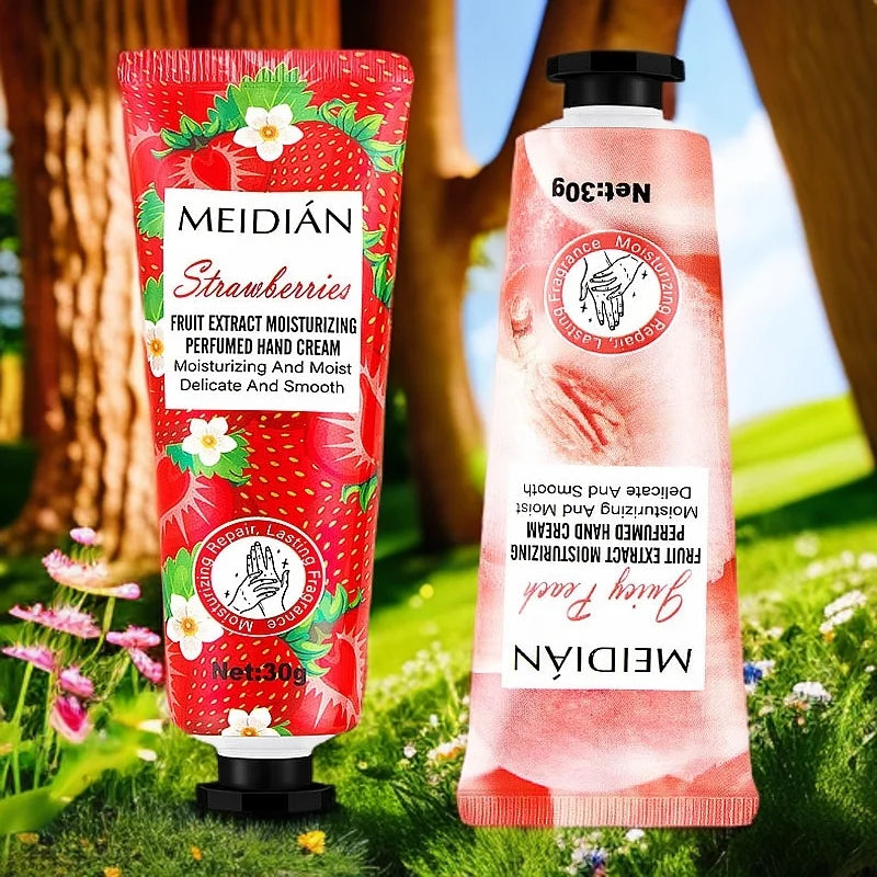 5-Piece Fruit Scented Hand Cream Set – Moisturizing Hand Care Hand Cream Set Oasis Select