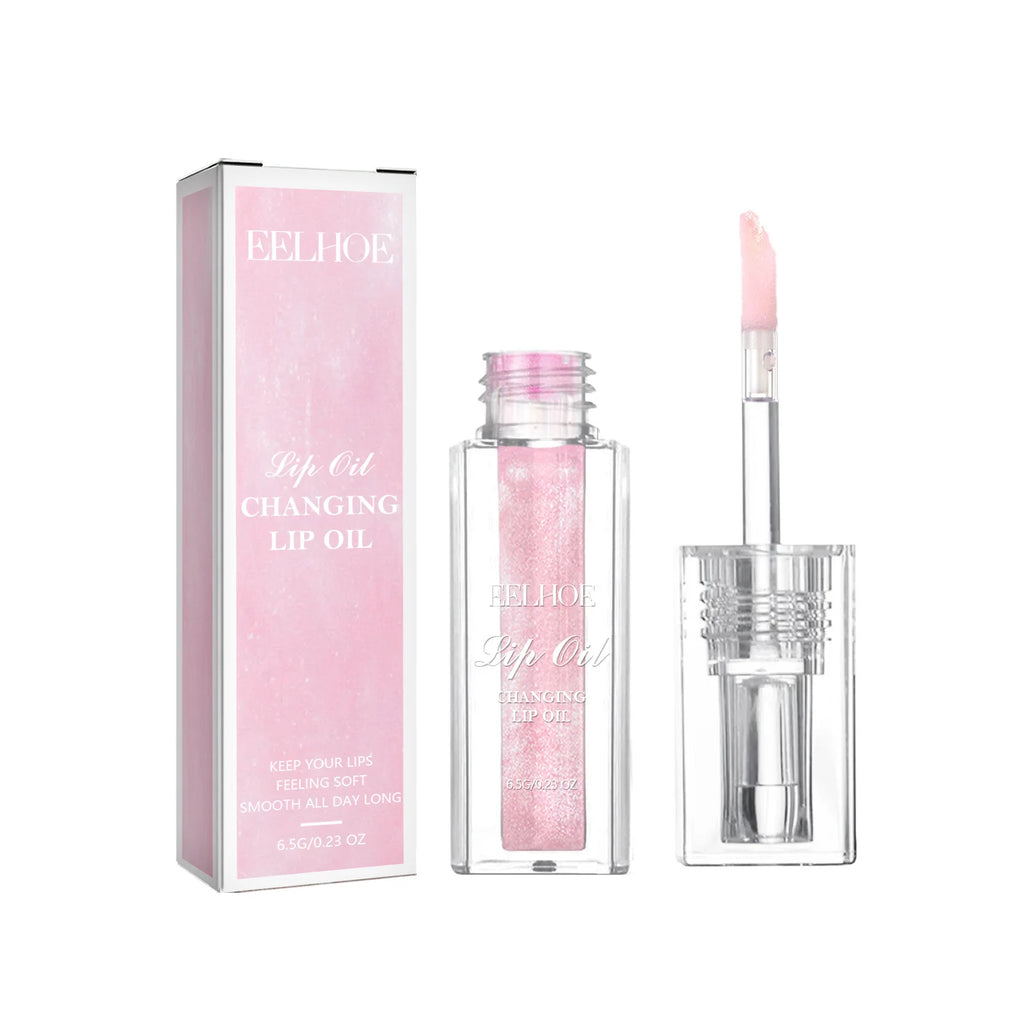 EELHOE Color Changing Lip Oil – Moisturizing Glossy Lip Gloss Color Changing Lip Oil Oasis Select 6.5g