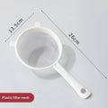 Food Grade Plastic Handheld Flour Sifter Reusable Fine Mesh Strainer for Tea Juice Powder Kitchen Baking Oasis Select 13cm A4
