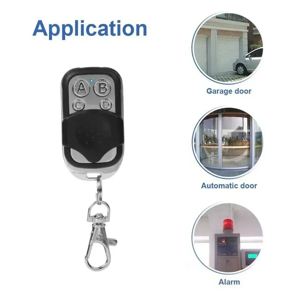 1-50pcs 433MHz Remote Control Universal Garage Remote 4 Buttons Duplicator Controller Replacement Wireless Car Keys for Garage Oasis Select