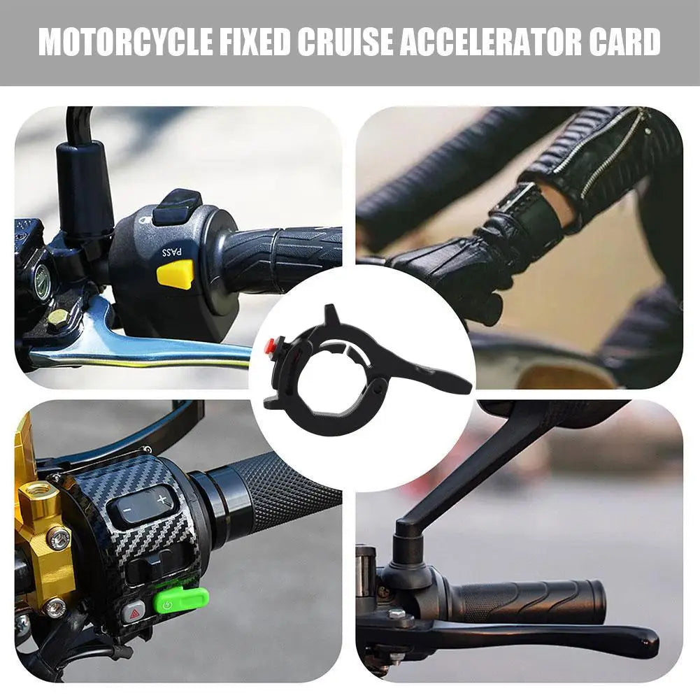 Motorcycle Cruise Control Throttle Lock Universal Lightweight Hand Grip Lock Clamp Motorcycle Accelerator Assist Grips Oasis Select