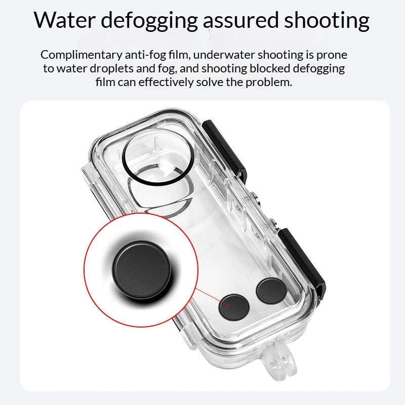 Insta360 X3 X4 X5 Waterproof Housing Case – 40M Dive Shell