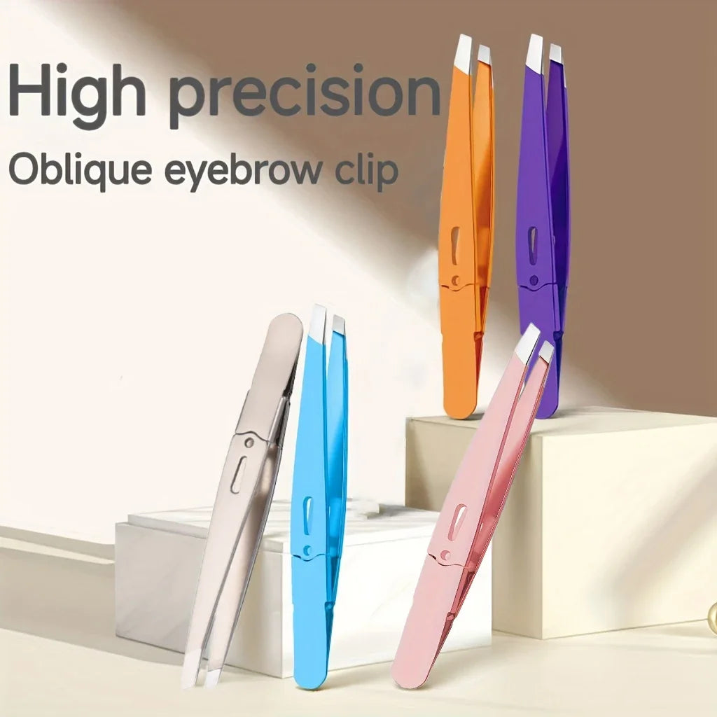 Precision Stainless Steel Tweezers – Slant, Angle & Point Tip