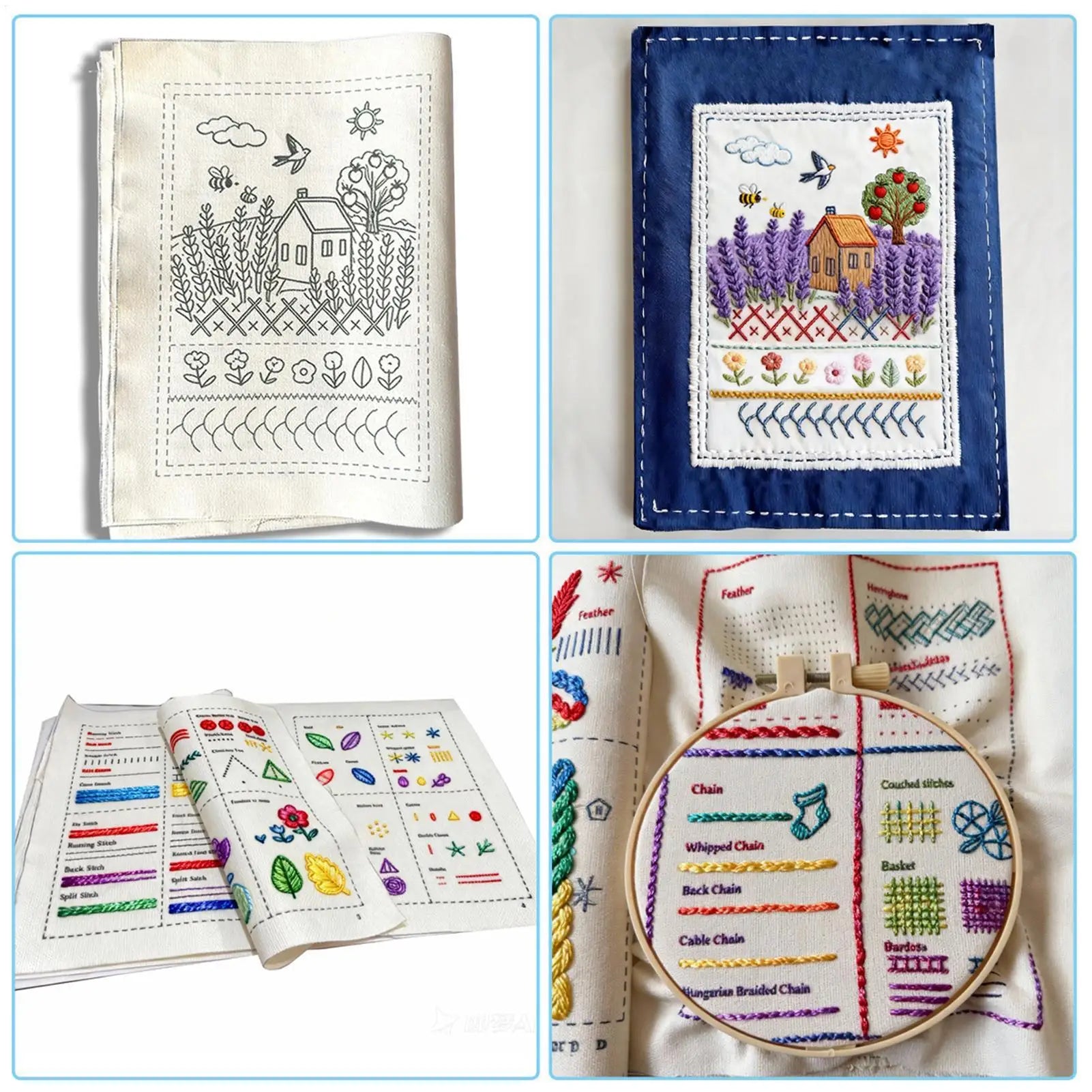 Embroidery Stitches Book for Beginners – 90+ DIY Techniques