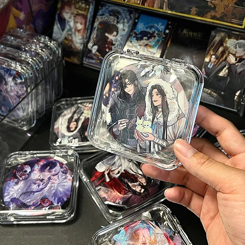 Transparent Acrylic Badge & Jewellery Display Storage Box
